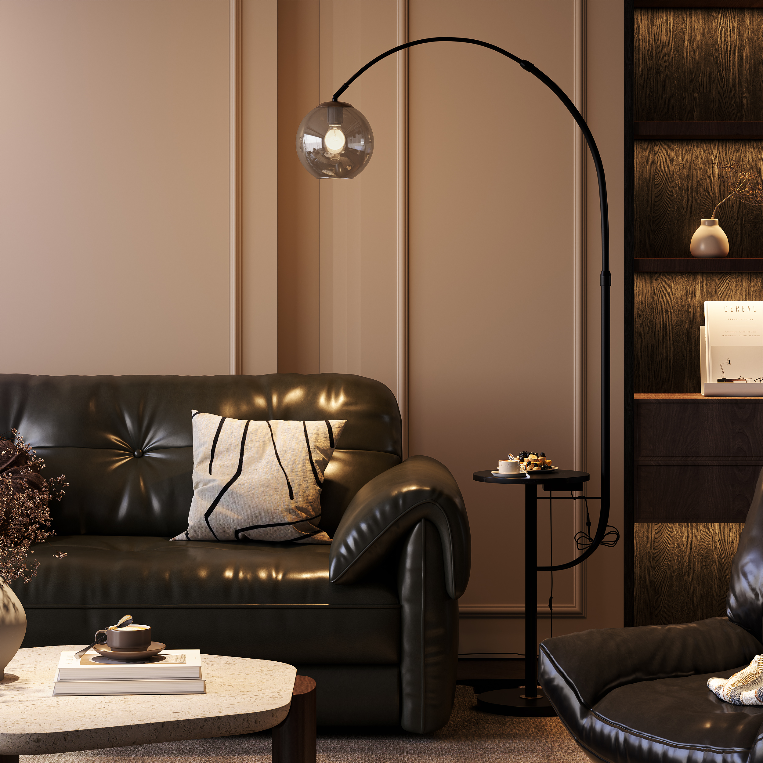 Multifunctional Lamp with Smart Charging & Practical Table Design
