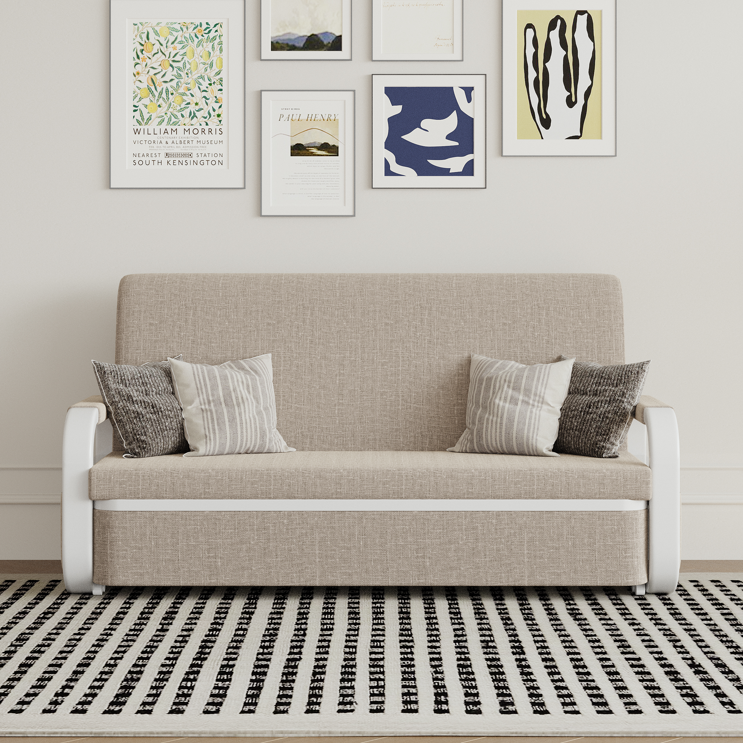 Tissu & Couleur:Lin Avoine