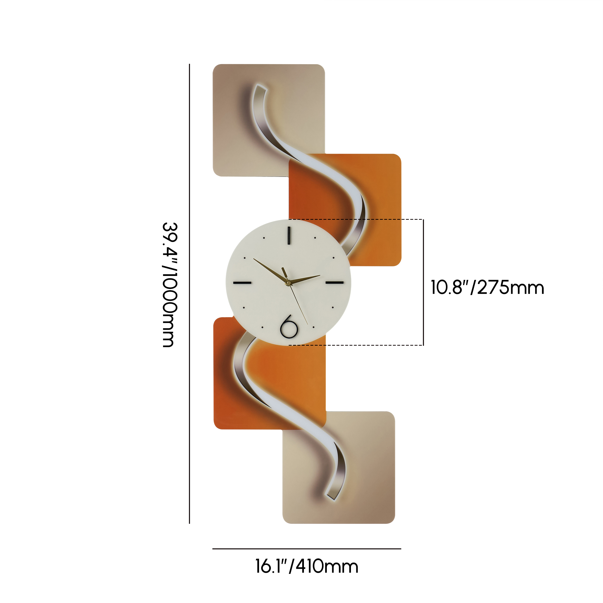Finition:Orange | Option De Style:Vertical