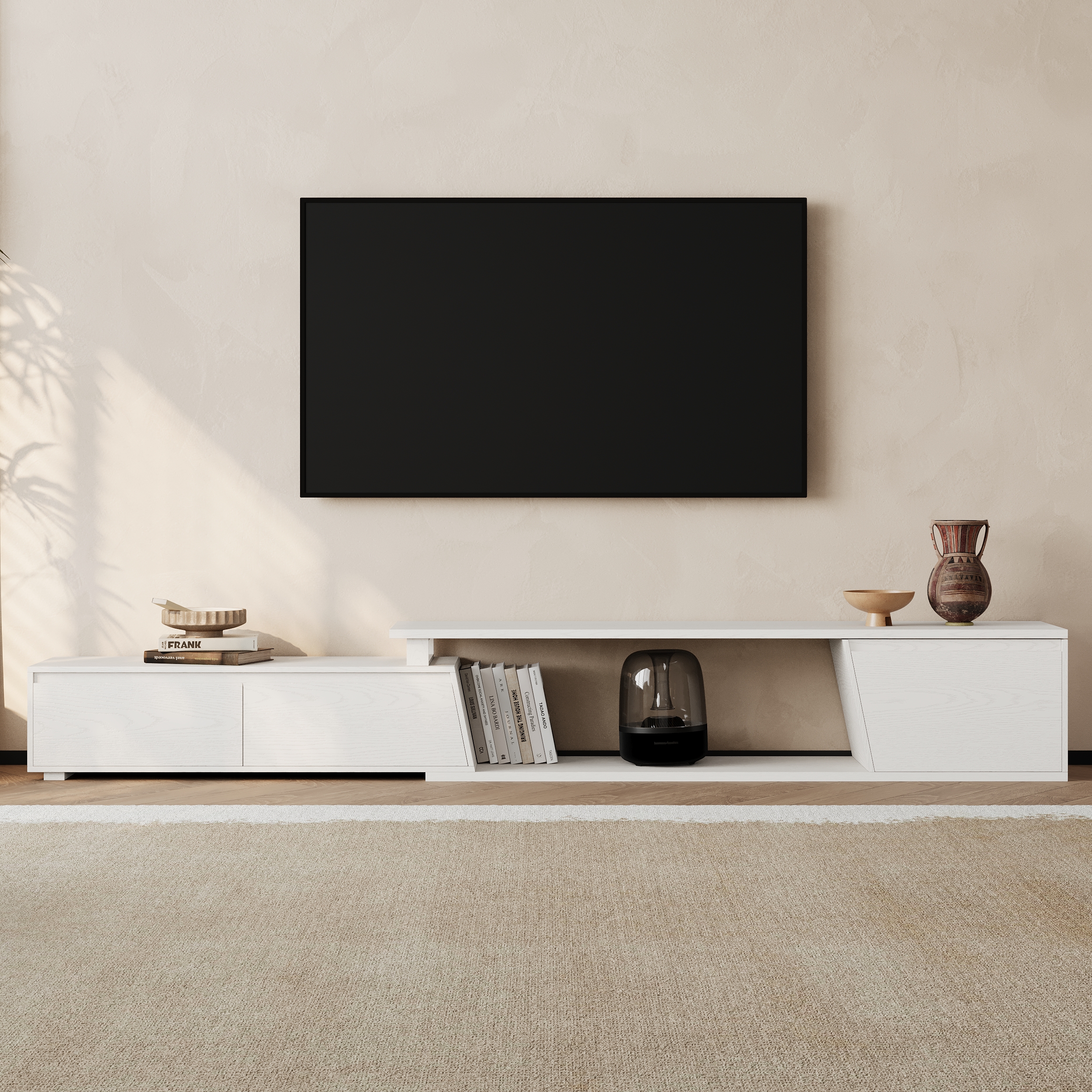 Finition:Blanc | Orientation:Orienté Vers La Droite | Taille:180 cm