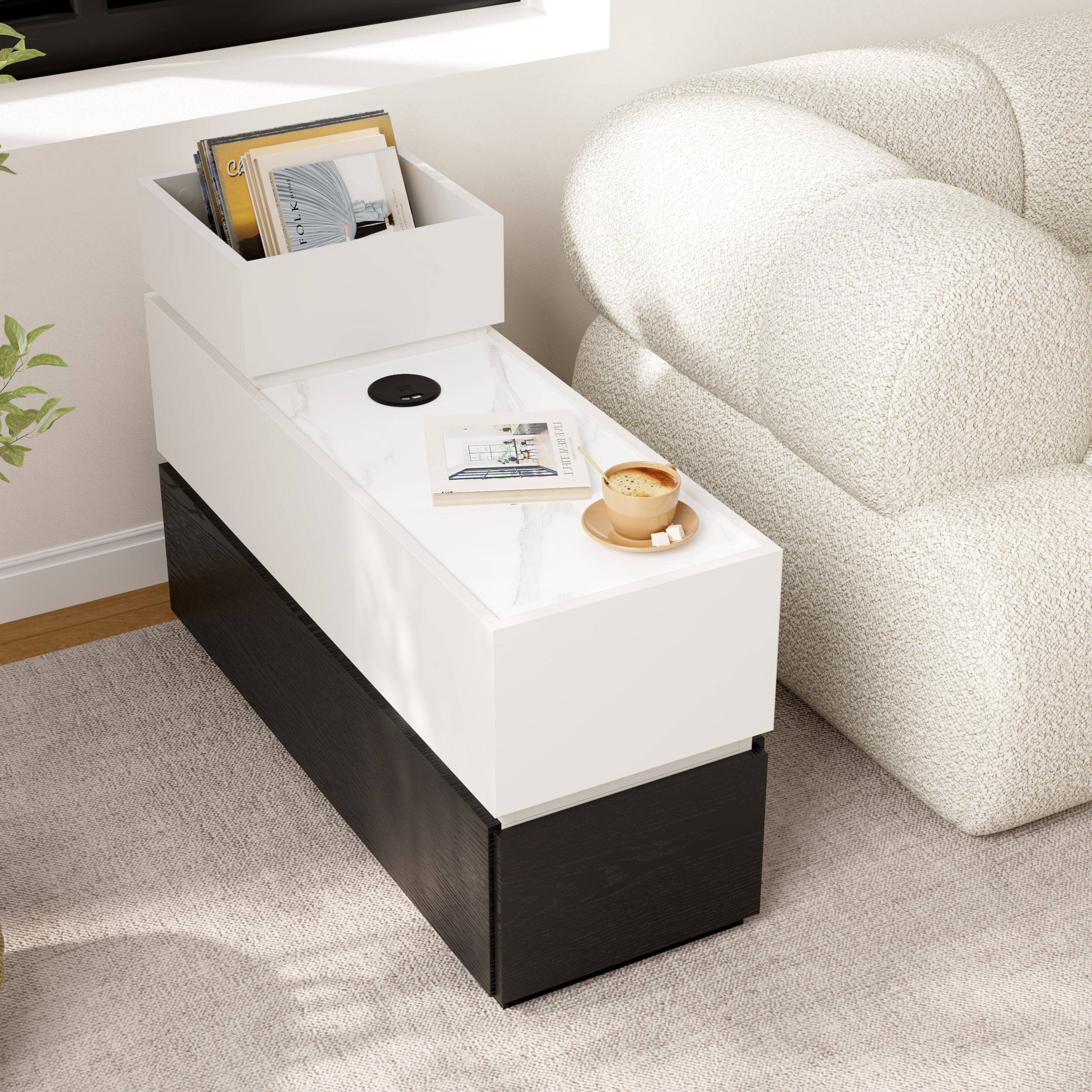 Finition:Blanc Et Noir