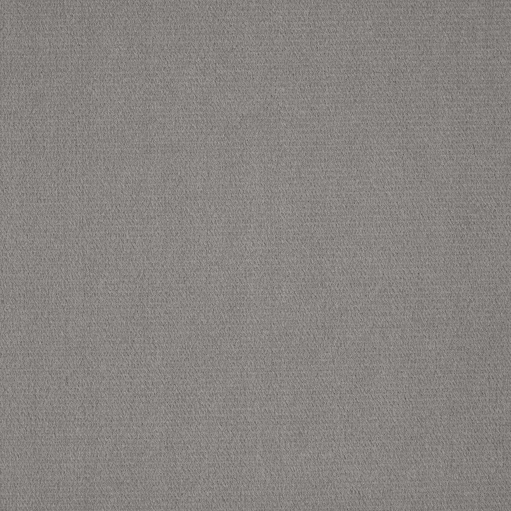Tissu & Couleur:Velours Gris | Configuration:En Forme De L