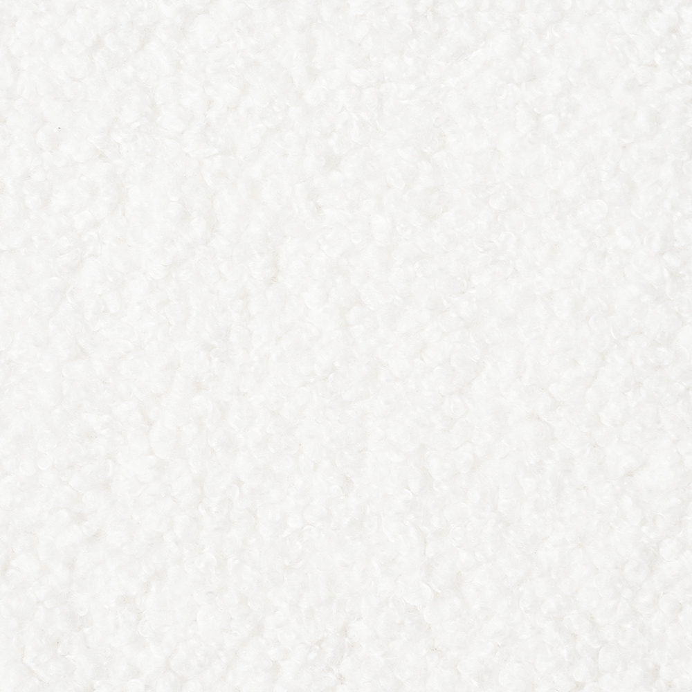 Tissu & Couleur:Bouclé Blanc Chaud | Configuration:En Forme De L