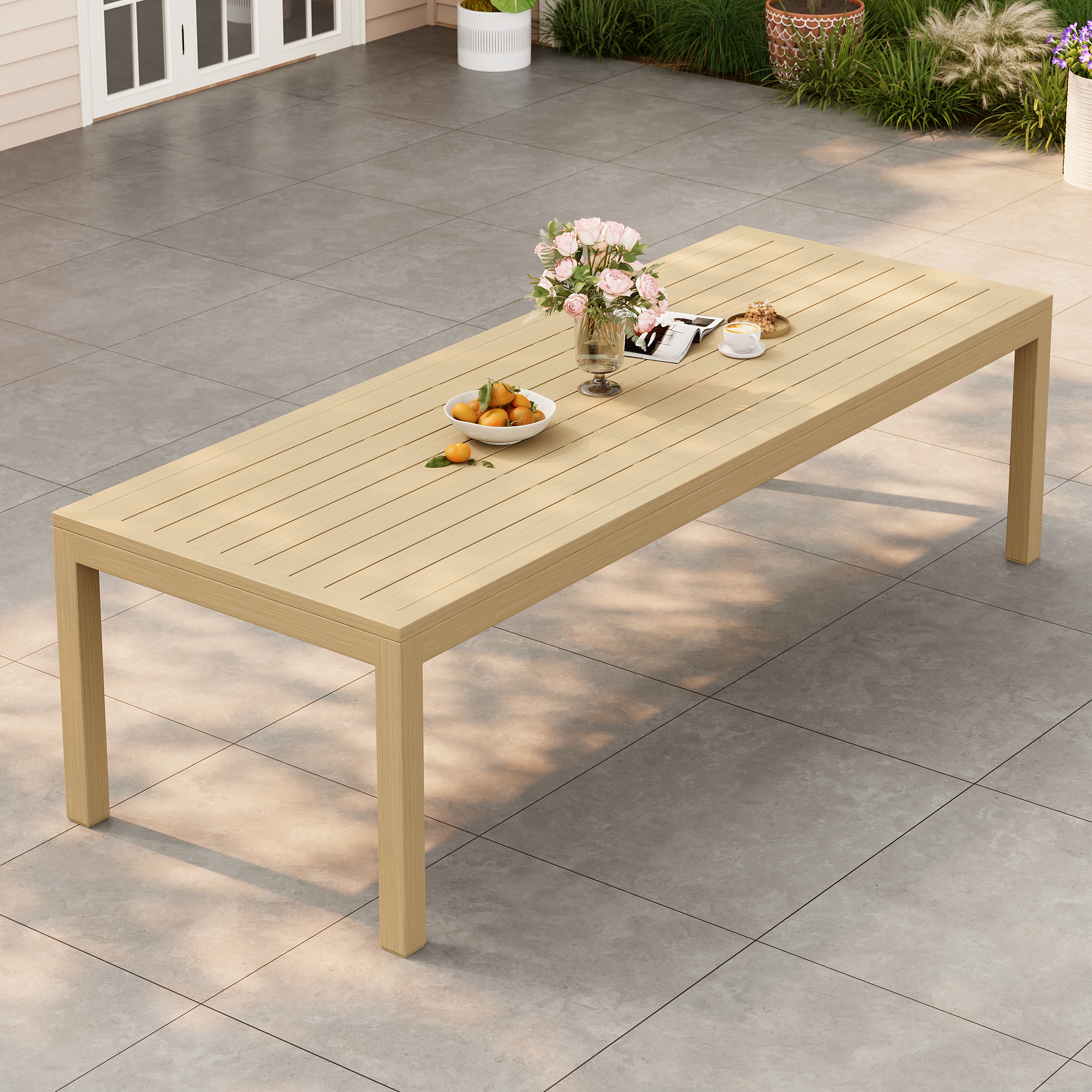 Finition:Bois Naturel | Taille:198 cm