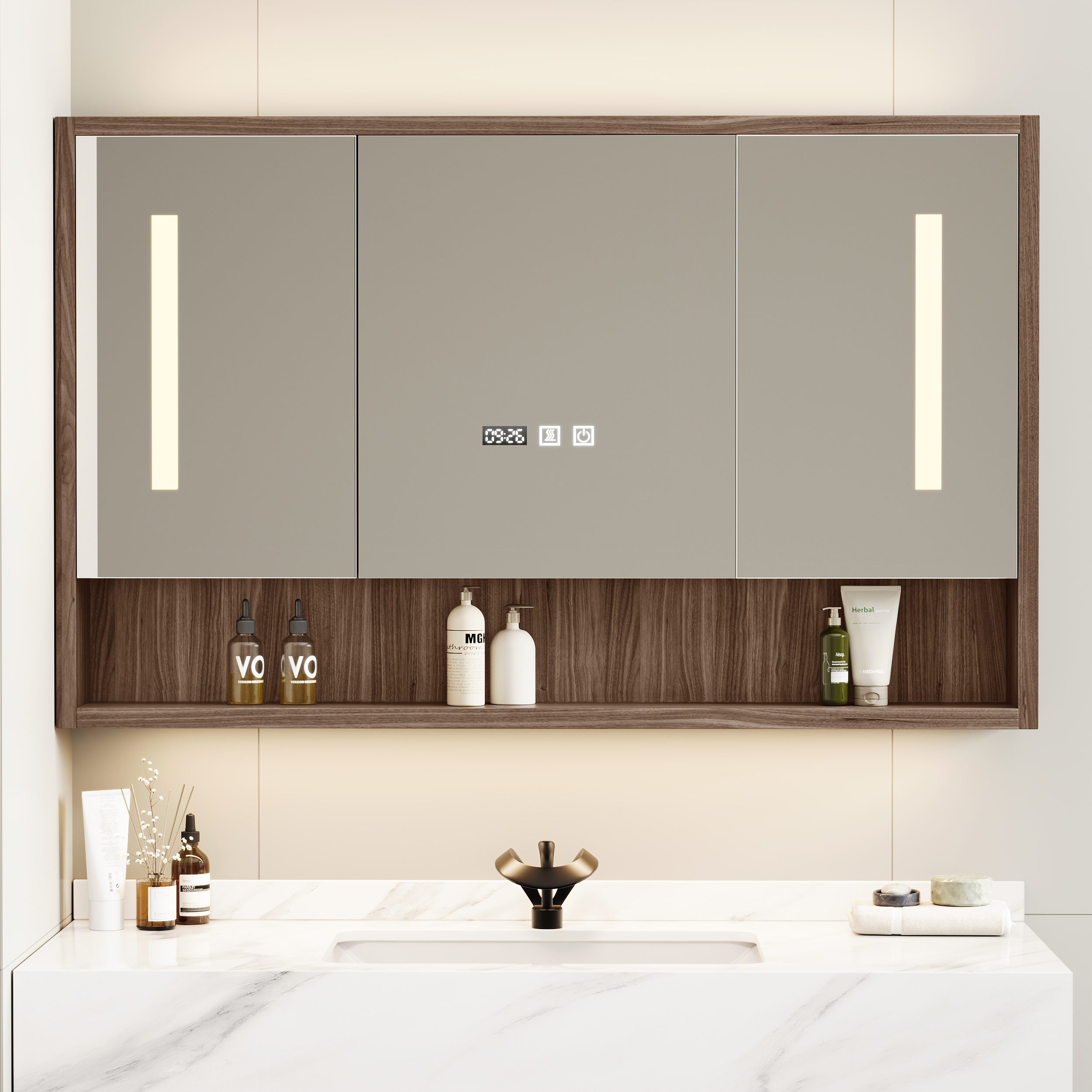 Finition:Noyer | Tension:220-240V