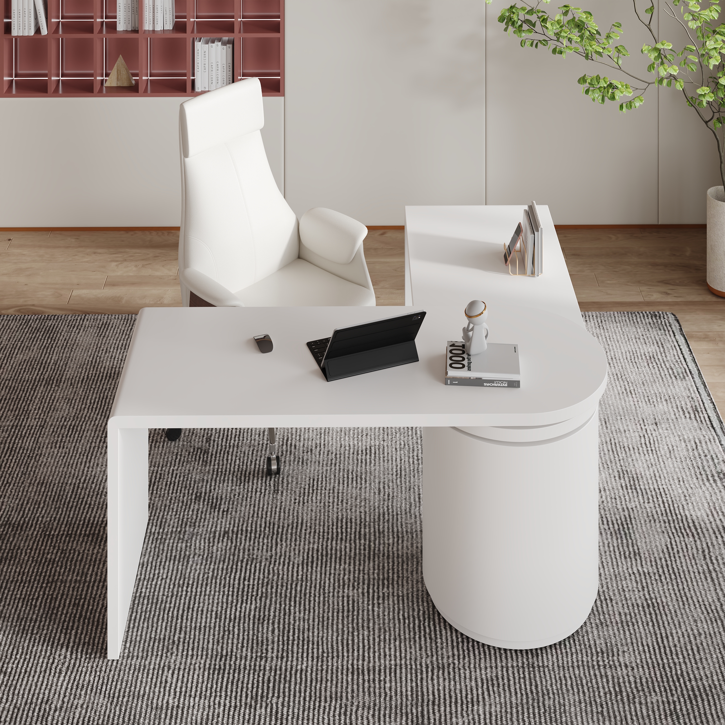 Finition:Blanc Chaud Mat