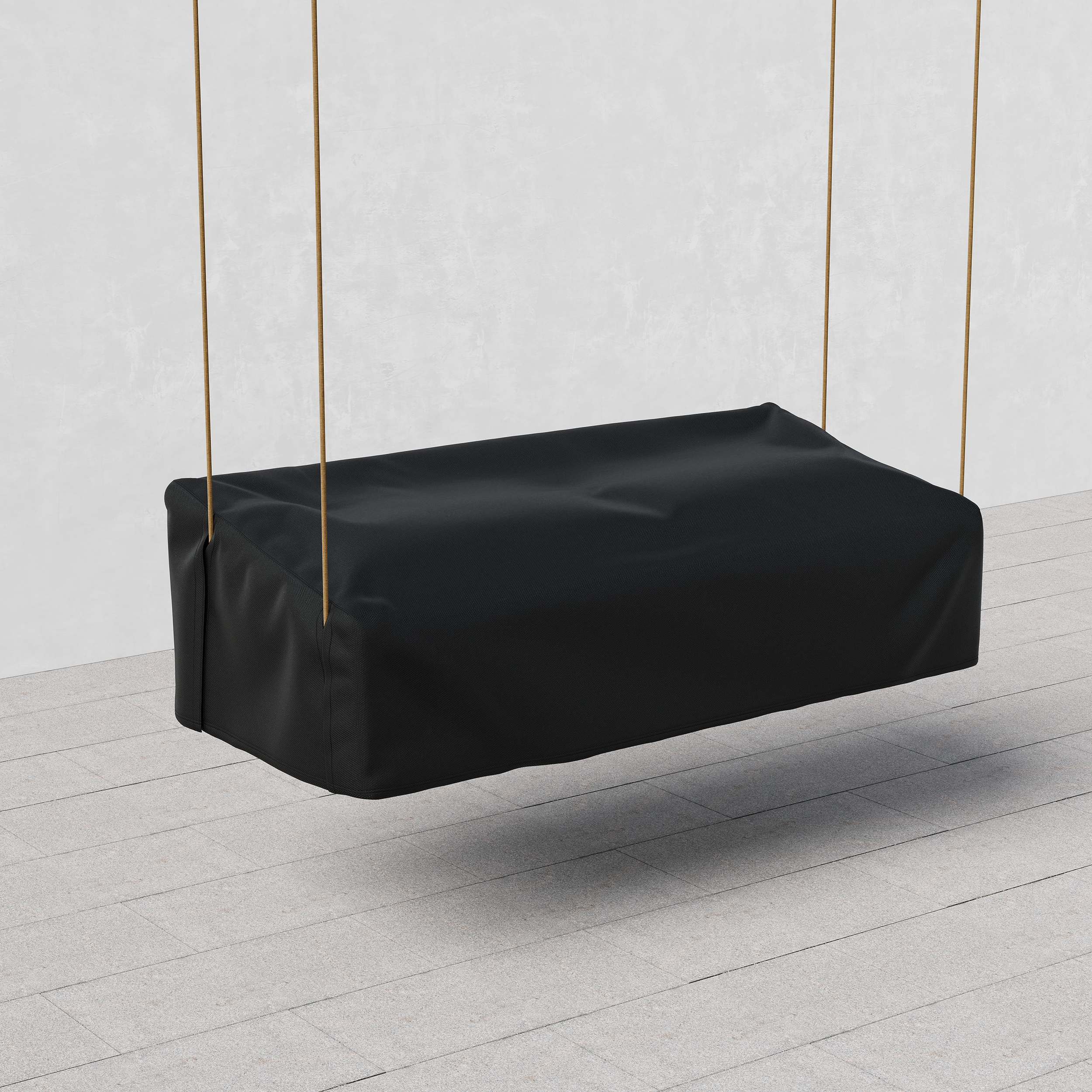 Ropipe 600D Robustes Canvas-Gewebe Wasserdichte Outdoor-Terrassenschaukel 2-Sitzer-Abdeckung