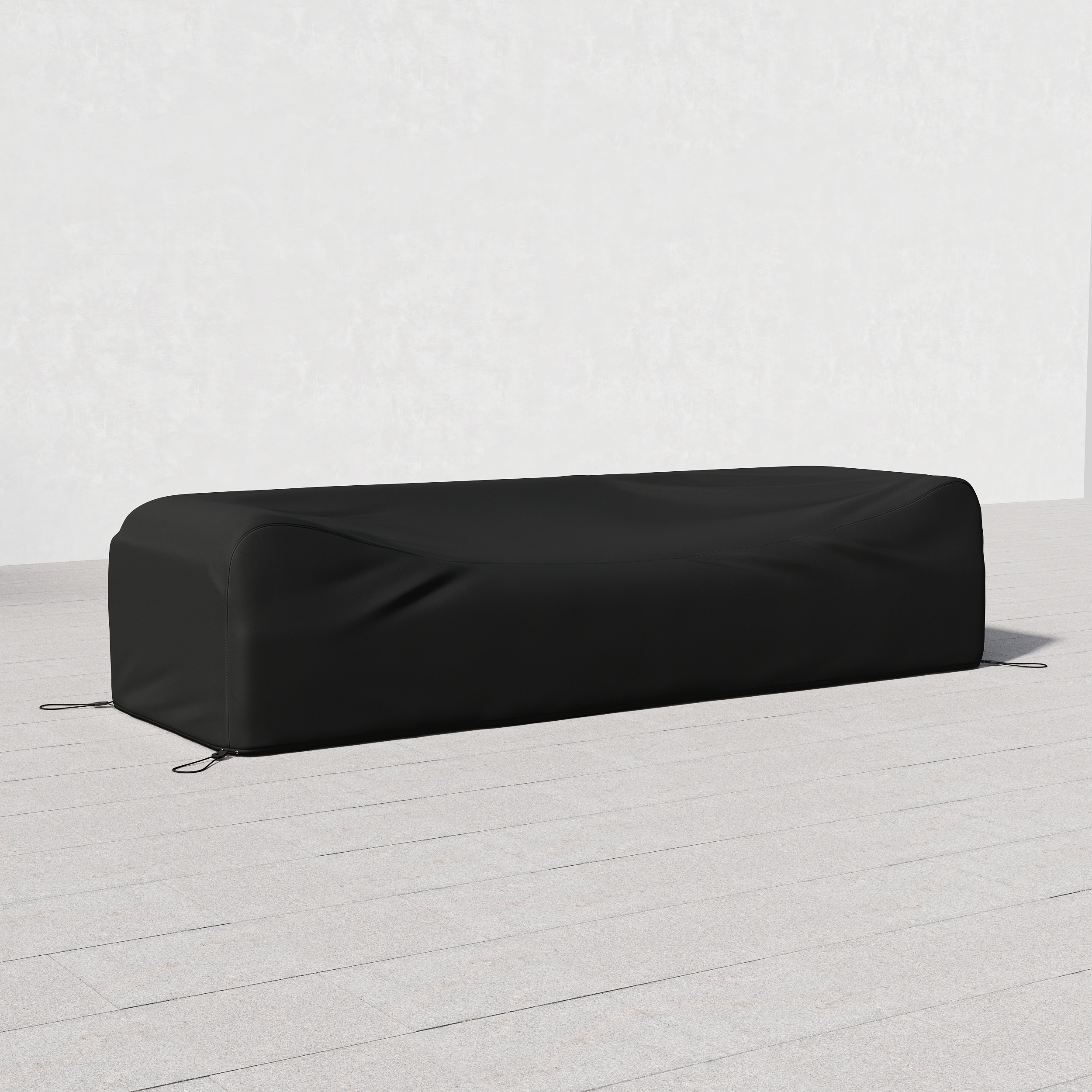 Resaro 600D robustes, wasserdichtes Canvas-Abdeckhaube für 3-Sitzer-Terrassensofas